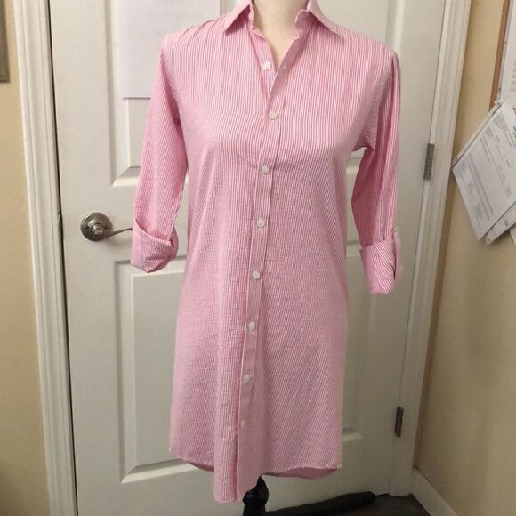 Emily Phillips shirt dress button up size 1 - Picture 5 of 10